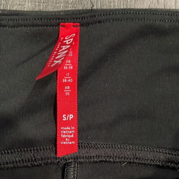 SPANX Faux Leather Black Leggings - Picture 5 of 6